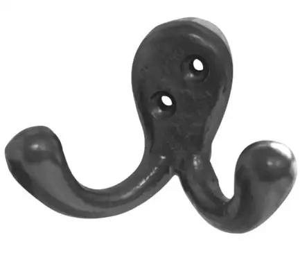 Click Here To Enlarge This Photo Of JAB79 Frelan Hardware Jedo Black Antique Double Robe Hook