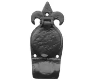 JAB9 Frelan Hardware Jedo Black Antique Fleur De Lys Cylinder Pull