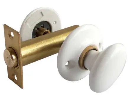Click Here To Enlarge This Photo Of JC17 Frelan Hardware Jedo Porcelain Turn & Release (Rack Bolt Supplied Separately) White