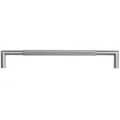 JGM8 Frelan Hardware 425mm x 20mm Gun Metal Mitred Bolt Through Knurled Pull Handle (G304 Stainless Steel)