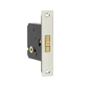 JL840PC Frelan Hardware Jedo Sliding Door Bathroom Lock (56mm Backset) Polished Chrome