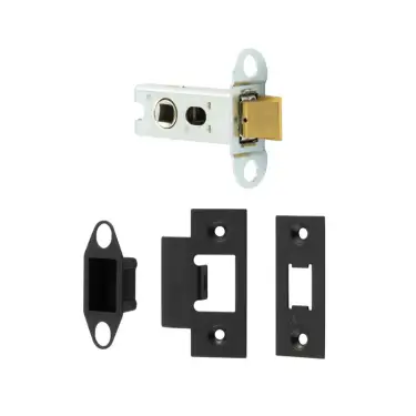 Click Here To Enlarge This Photo Of JL-HDT64BL Frelan Hardware Jedo Heavy Duty Tubular Latch 64mm Black