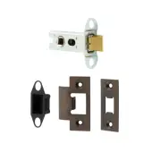 JL-HDT64DB Frelan Hardware Jedo Heavy Duty Tubular Latch 64mm Dark Bronze