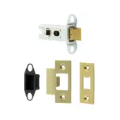 JL-HDT64SB Frelan Hardware Jedo Heavy Duty Tubular Latch 64mm Satin Brass