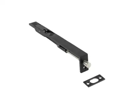 Click Here To Enlarge This Photo Of JMB51 Frelan Hardware Nero Matt Black Lever Action Flush Bolt 200mm x 20mm