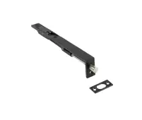 JMB51 Frelan Hardware Nero Matt Black Lever Action Flush Bolt 200mm x 20mm