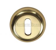 V4002-PB Heritage Brass Key Escutcheon Polished Brass Finish