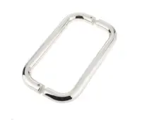 JPS123C Frelan Hardware Polished Stainless Steel (G304) 425mm x 22mm D Shape Pull Handles (Back to Back)