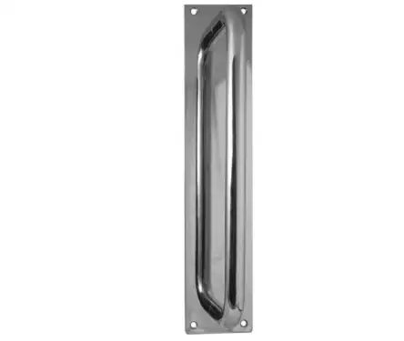 Click Here To Enlarge This Photo Of JPS1601 Frelan Hardware Polished Stainless Steel 225mm Pull Handle on 305mm x 75mm Plate