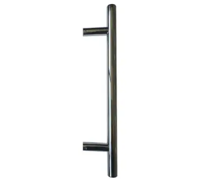 Click Here To Enlarge This Photo Of JPS219A Frelan Hardware Polished Stainless Steel (G304) 19mm Guardsman Pull Handle 325mm x 19mm x 225mm (Bolt Through)