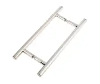 JPS220A Frelan Hardware Polished Stainless Steel (G304) 19mm Guardsman Pull Handles 325mm x 19mm x 225mm (Back to Back)