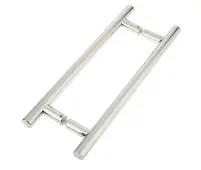 JPS223B Frelan Hardware Polished Stainless Steel (G304) 25mm Guardsman Pull Handles 600mm x 25mm x 450mm (Back to Back)