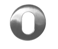 JSS04 Frelan Hardware Satin Stainless Steel (G304) Oval Profile Escutcheon 52x5mm