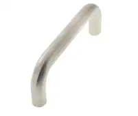 JSS119B Frelan Hardware Satin Stainless Steel (G304) 225mm x 19mm D Shape Pull Handle (Bolt Through)