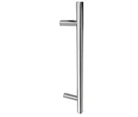JSS219A Frelan Hardware Satin Stainless Steel (G304) 19mm Guardsman Pull Handle 325mm x 19mm x 225mm (Bolt Through)
