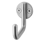 JSS664 Frelan Hardware Satin Stainless Steel Single Robe Hook 55mm