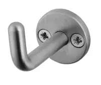 JSS666 Frelan Hardware Satin Stainless Steel Single Robe Hook 48mm