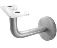 JSS85H Frelan Hardware Satin Stainless Steel Handrail Bracket 75mm