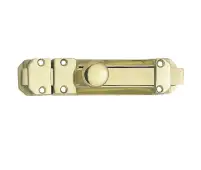 JV179APB Frelan Hardware Jedo Contract Door Bolt 138mm x 30mm Polished Brass