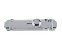 JV179PC Frelan Hardware Jedo Contract Door Bolt 116mm x 30mm Polished Chrome