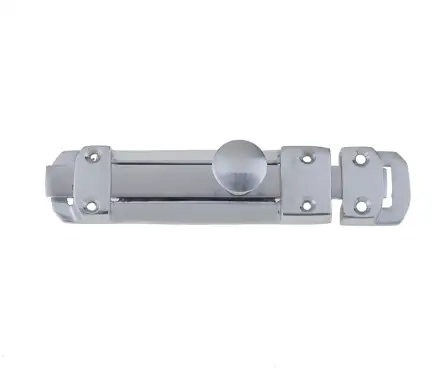 Click Here To Enlarge This Photo Of JV179SC Frelan Hardware Jedo Contract Door Bolt 116mm x 30mm Satin Chrome