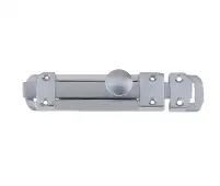 JV179SC Frelan Hardware Jedo Contract Door Bolt 116mm x 30mm Satin Chrome