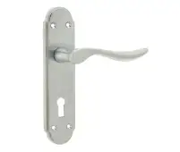 JV190SC Frelan Hardware Jedo Henley Suite Door Handles on Lockplate Satin Chrome