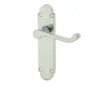 JV251SC Frelan Hardware Jedo Epsom Suite Door Handles on Latchplate Satin Chrome