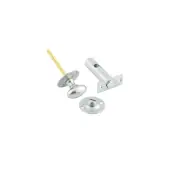 JV2689SC Frelan Hardware Jedo Bathroom Bolt c/w Mortice Bolt Satin Chrome