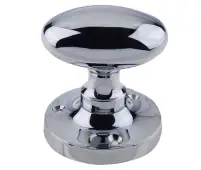 JV34PC Frelan Hardware Jedo Oval Mortice Door Knobs Polished Chrome