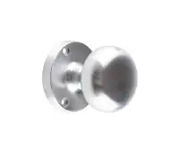 JV35SC Frelan Hardware Jedo Mushroom Mortice Door Knobs 60mm Diameter Satin Chrome