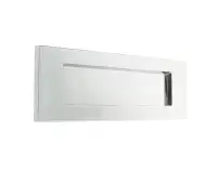 JV36SPC Frelan Hardware Jedo Plain Victorian Letter Plate 250mm x 76mm (225mm Centres) Polished Chrome