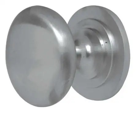 Click Here To Enlarge This Photo Of JV47ASC Frelan Hardware Jedo Traditional Cupboard Knob 25mm Satin Chrome