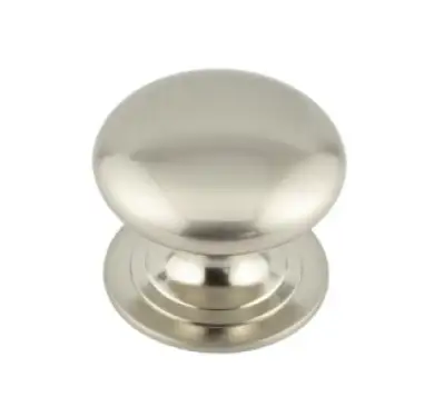 Click Here To Enlarge This Photo Of JV47BSN Frelan Hardware Jedo Traditional Cupboard Knob 32mm Satin Nickel