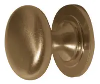 JV47CSB Frelan Hardware Jedo Traditional Cupboard Knob 38mm Satin Brass