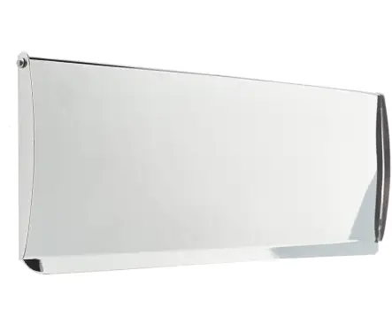 Click Here To Enlarge This Photo Of JV53BPC Frelan Hardware Jedo Plain Inner Letter Tidy 354mm x 127mm Polished Chrome