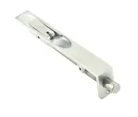 JV5640ESC Frelan Hardware Jedo Brass Lever Action Flush Bolt 305mm x 20mm Satin Chrome