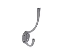 JV60DB Frelan Hardware Jedo Solid Brass Hat & Coat Hook 142mm Dark Bronze