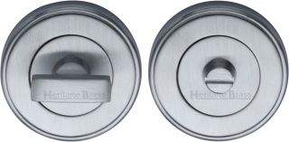 V4040-SC Heritage Brass Thumbturn & Emergency Release Satin Chrome Finish