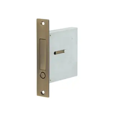 Click Here To Enlarge This Photo Of JV820AB Frelan Hardware Jedo Sliding Door Edge Pull Antique Brass