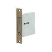 JV820AB Frelan Hardware Jedo Sliding Door Edge Pull Antique Brass