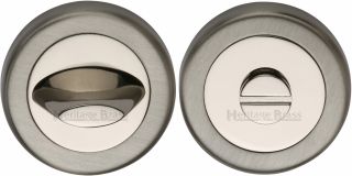 V4043-MC Heritage Brass Thumbturn & Emergency Release Mercury Finish (Satin Nickel And Polished Nickel)