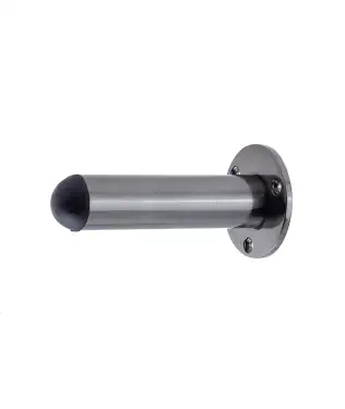 Click Here To Enlarge This Photo Of JV9551BDB Frelan Hardware Jedo Cylinder Wall Mounted Door Stop (No Rose)  on Rose 75mm Dark Bronze