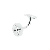 JV95APC Frelan Hardware Jedo Handrail Bracket 63mm Polished Chrome