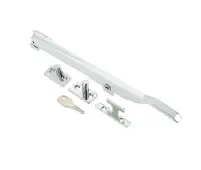 JW77LPC Frelan Hardware Jedo Modern Lockable Casement Stay 250mm Polished Chrome