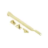 JW77PB Frelan Hardware Jedo Modern Non Lockable Casement Stay 250mm Polished Brass
