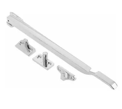 Click Here To Enlarge This Photo Of JW77PC Frelan Hardware Jedo Modern Non Lockable Casement Stay 250mm Polished Chrome