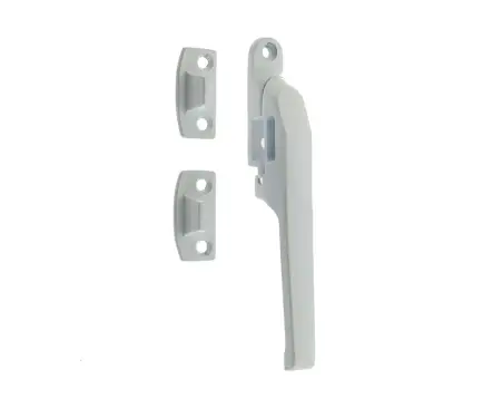 Click Here To Enlarge This Photo Of JW78WH Frelan Hardware Jedo Modern Non Lockable Casement Fastener 124mm White