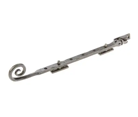 Click Here To Enlarge This Photo Of VF20C Frelan Hardware Valley Forge Pewter Curly Tail Casement Stay 305mm