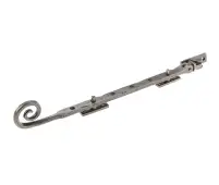 VF20C Frelan Hardware Valley Forge Pewter Curly Tail Casement Stay 305mm
